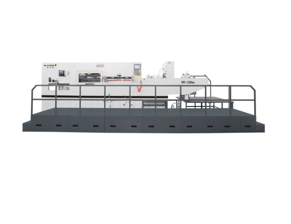 Roller Die Cutting Machine Intermittent Type for Craft Paper Pizza Wine Packaging Box Indentation and Creasing