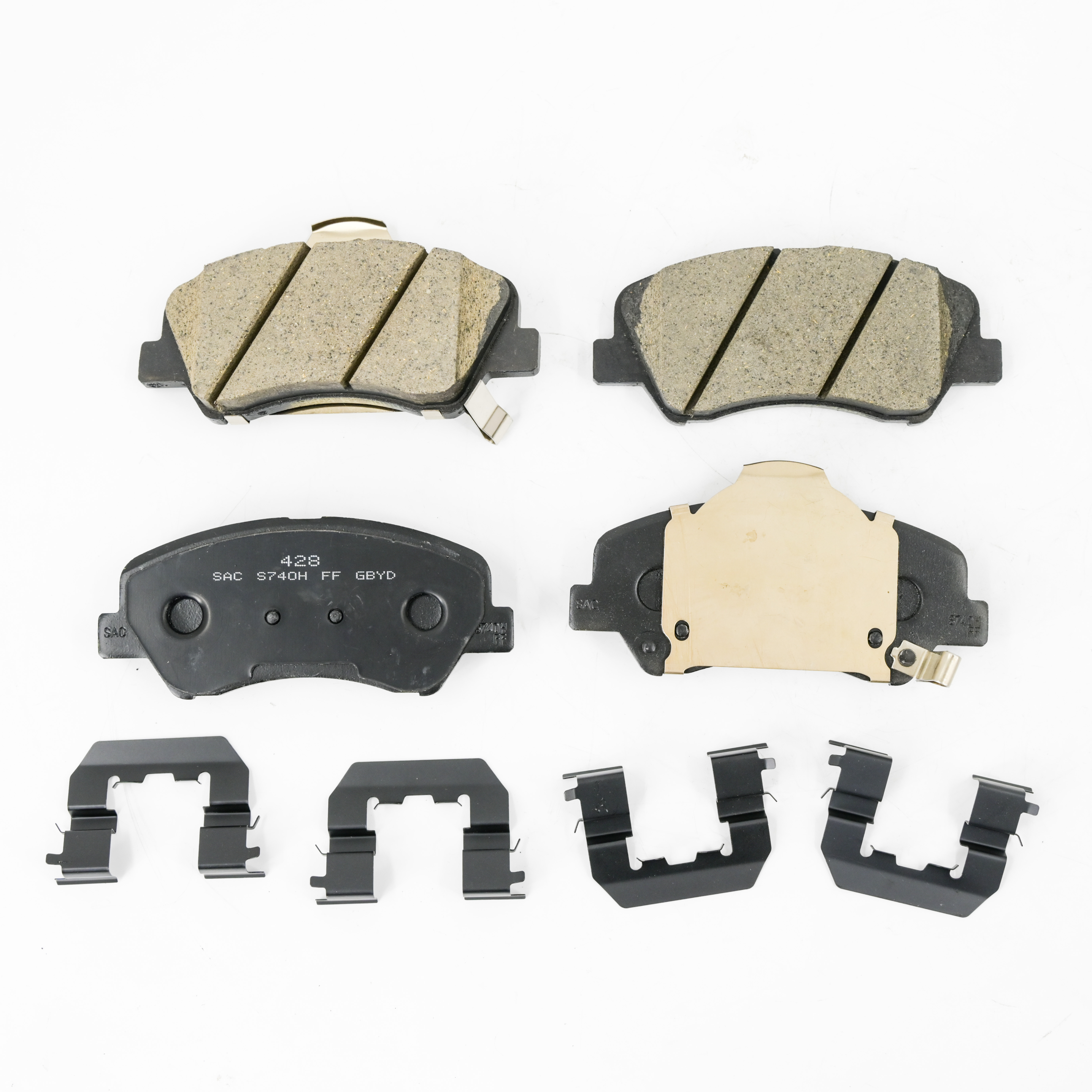 High Quality New Ceramic Brake Pads Auto Brake Systems Spare Parts Model 58101-4HA00 for HYUNDAI and KIA 581014HA00