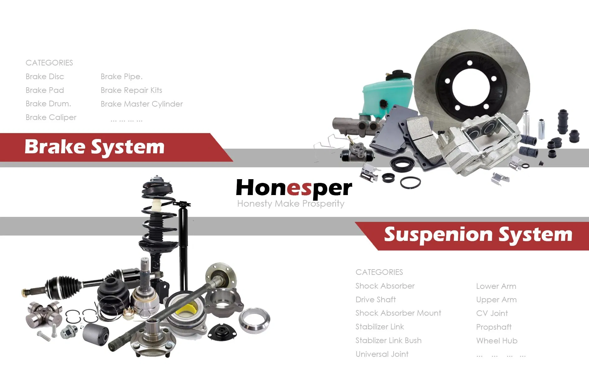 Wholesale Auto Parts Car Accessories Suspension Parts Engine Parts Body Parts Car Spare Parts for Toyota Camry 2019- Asv7#