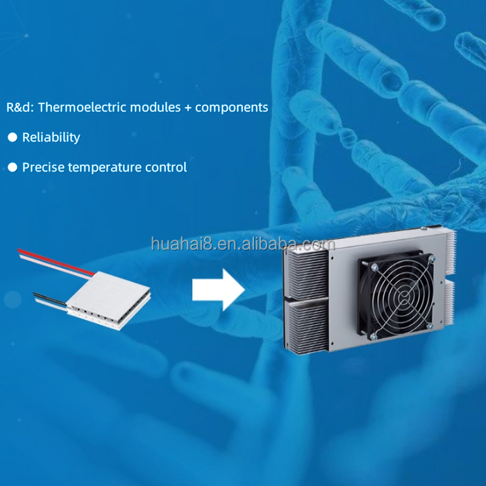 24v 70w Industrial Temperature Controller Peltier Cooler Cooling System Energy-Efficient Thermoelectric Air Module Heat Sinks