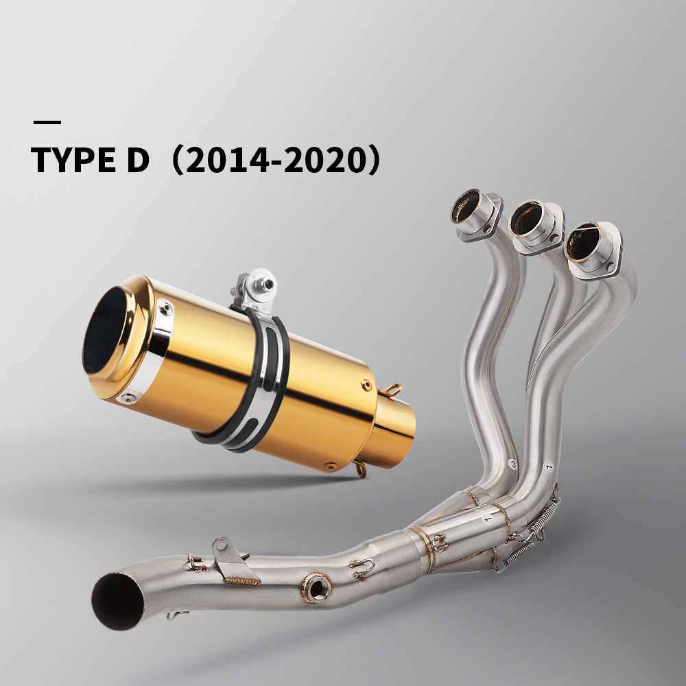 New 51mm Exhaust System Set with Silencer for MT09 FZ09 XSR900 Includes MT-09 FZ-09 Motorcycle Accessories