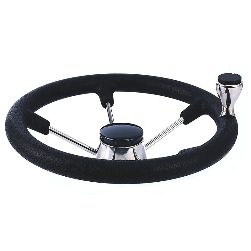 Winibo Superior Quality Stainless Steel Black Marine Steering Component Boat Control Part Essential for Optimal Navigation
