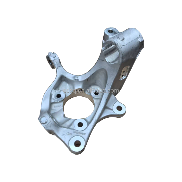 Front steering knuckle left profile view