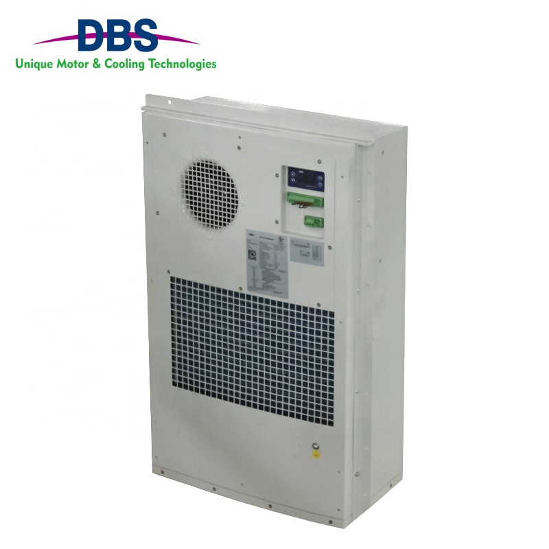 230VAC Precision Telecom Cabinet Air Conditioner 1500W Cooling System DC Fan Motors R134a Hitachi Compressor Core Components