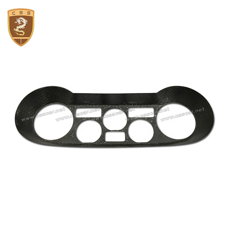 100% Real Carbon Fiber Interior Trim Dashboard Central Control Cover Car Parts Suitable for Ferrari 488 Interior