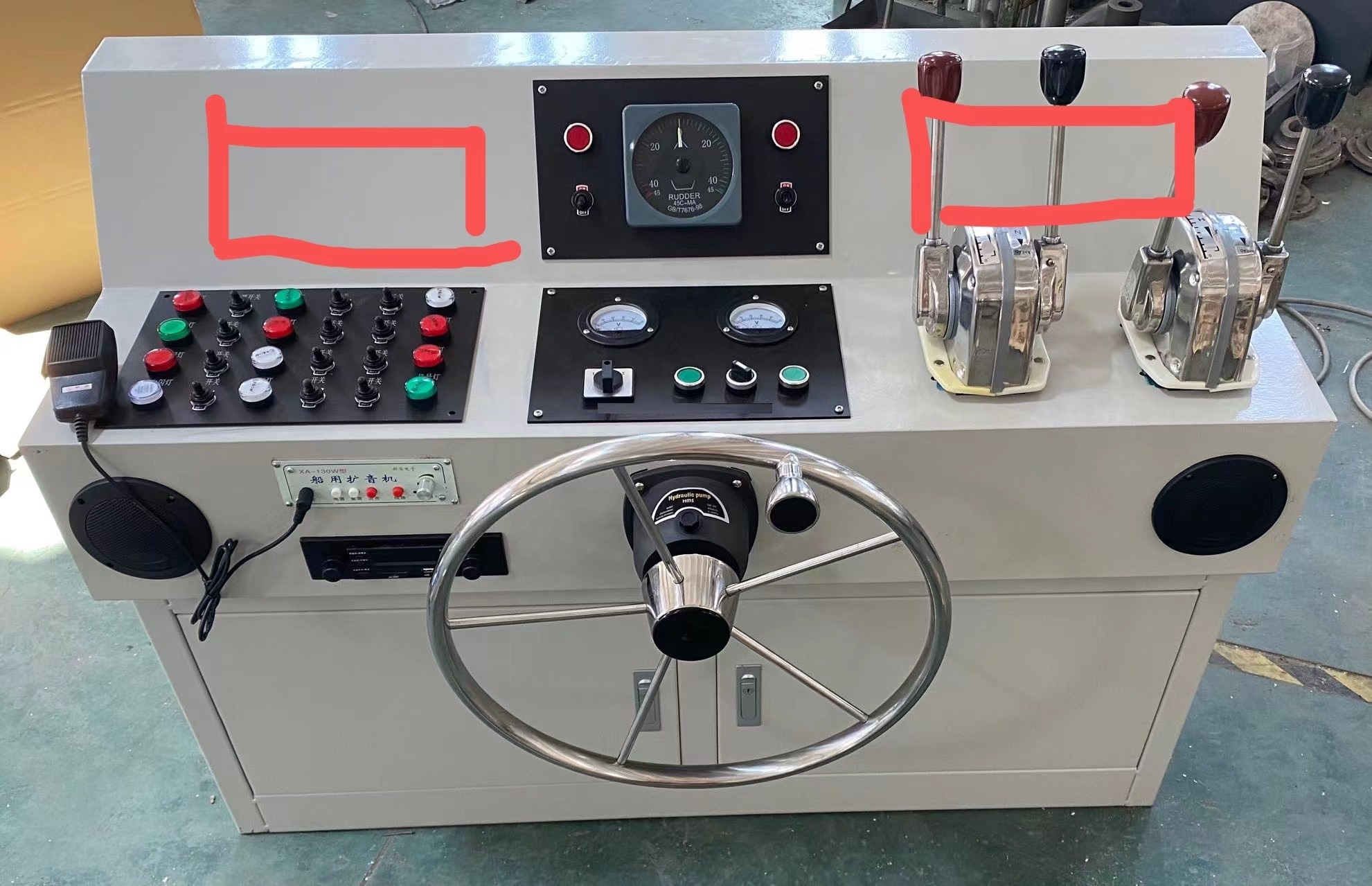 Customized Marine Hydraulic Steering Control System Parts of Ship Steering Wheel for Boat