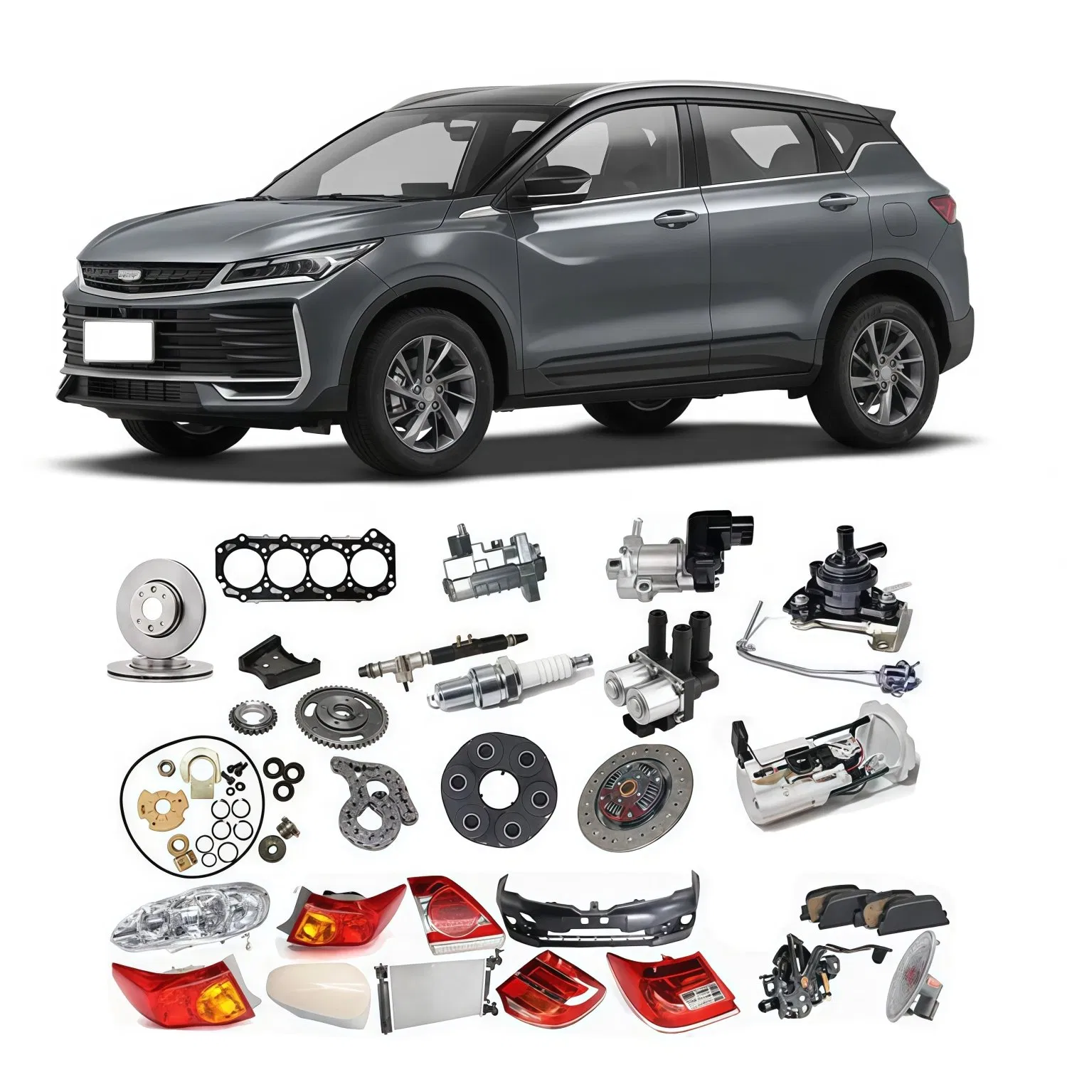 Professional Manufacturer and Exporter of Geely Automotive Spare Parts, Covering Body, Chassis, Engine, and Electrical Systems for Global Distributors and Repai