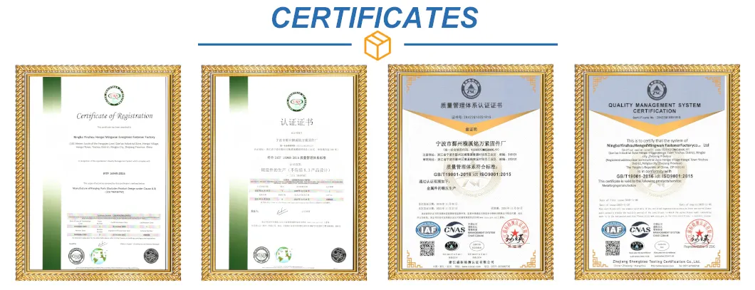ISO Certifications