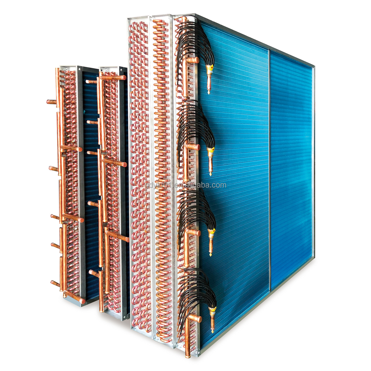 Yikenfeng OEM Small Finned Tube Cooling Coil Water to Air Heat Exchange Condenser for Refrigeration &amp; Heat Exchange Parts