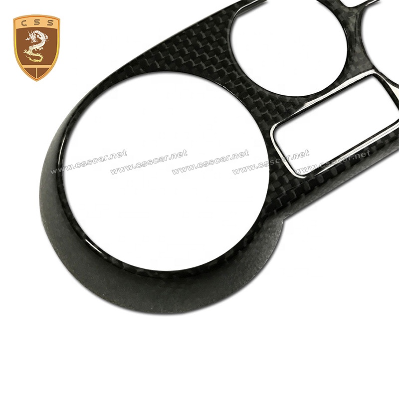 100% Real Carbon Fiber Interior Trim Dashboard Central Control Cover Car Parts Suitable for Ferrari 488 Interior