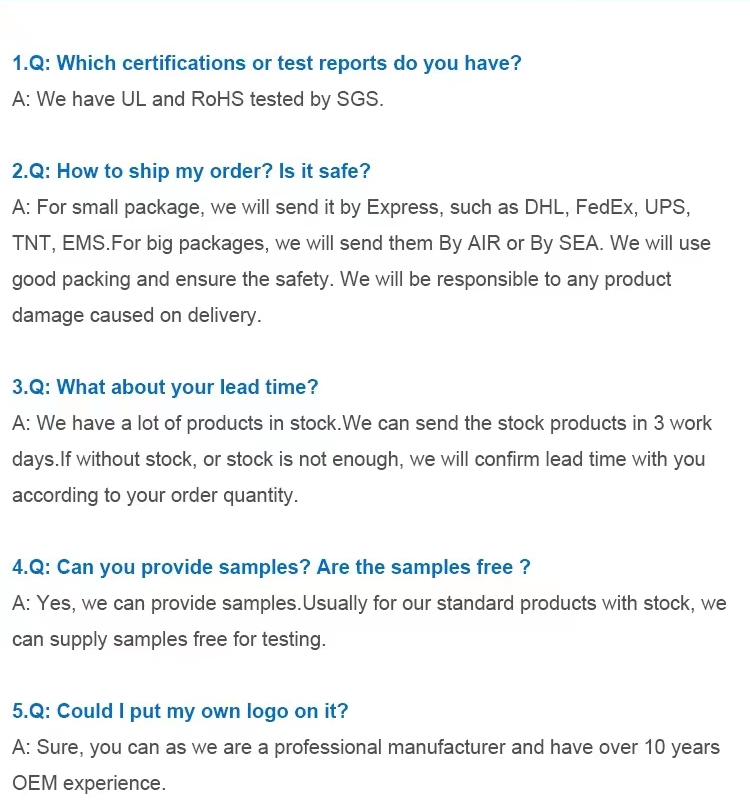 FAQ info map