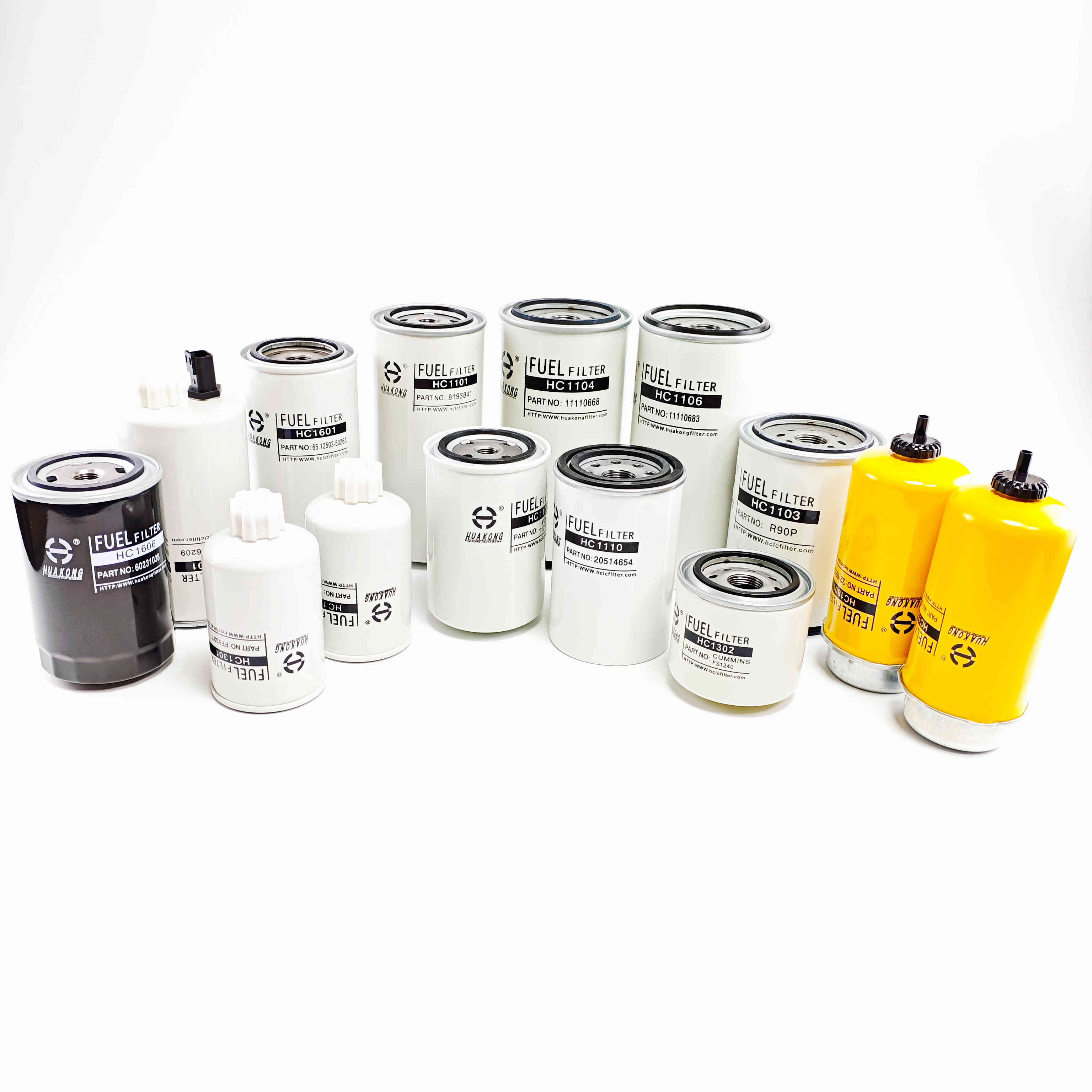 HUAKONG Heavy Duty Truck Filter Parts New Fuel Filter Model Numbers 3931065 1174696 CX7085 FF5095 P550345 6732-71-6110 FF5018