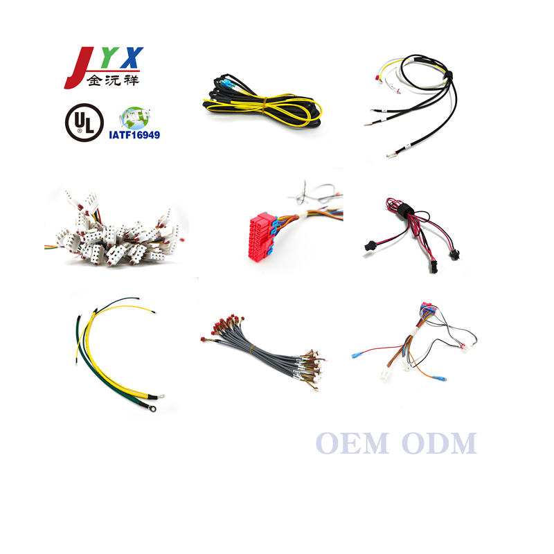 Factory Direct Sales 12V Rubber EV Wire Harness Components for Electric New Energy Vehicles for for Customizable Length