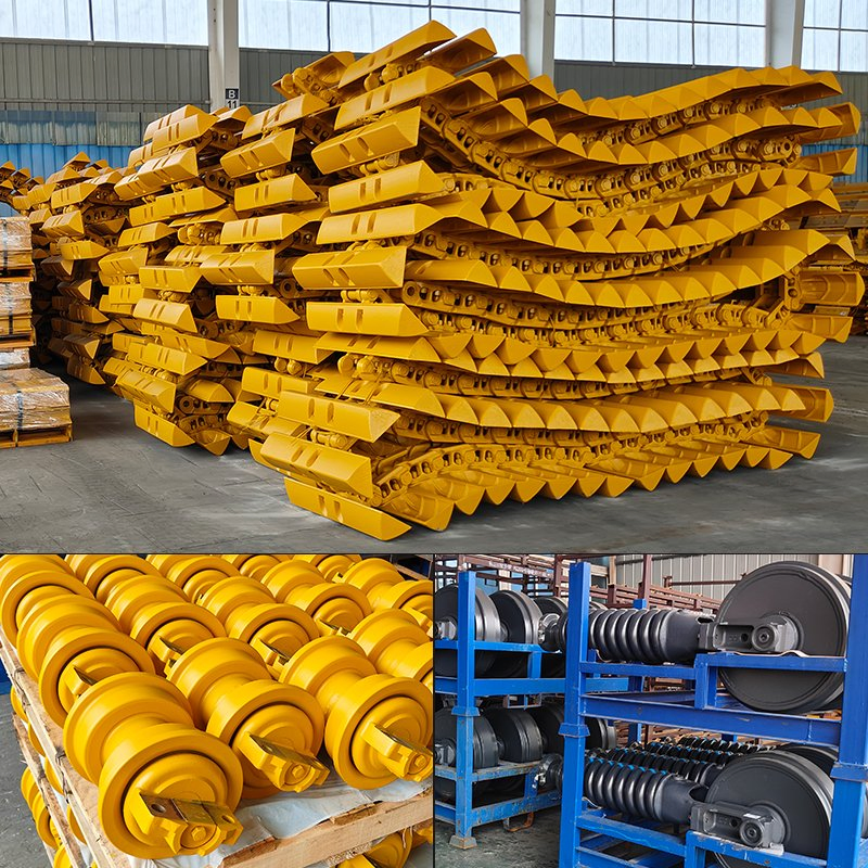 Komatsu Caterpillar Hitachi Shantui Track Shoe Pin Link Undercarriage Track Roller Final Drive Idle Wheel Sprocket Bolt Cushion Bulldozer Excavator Chassis Part