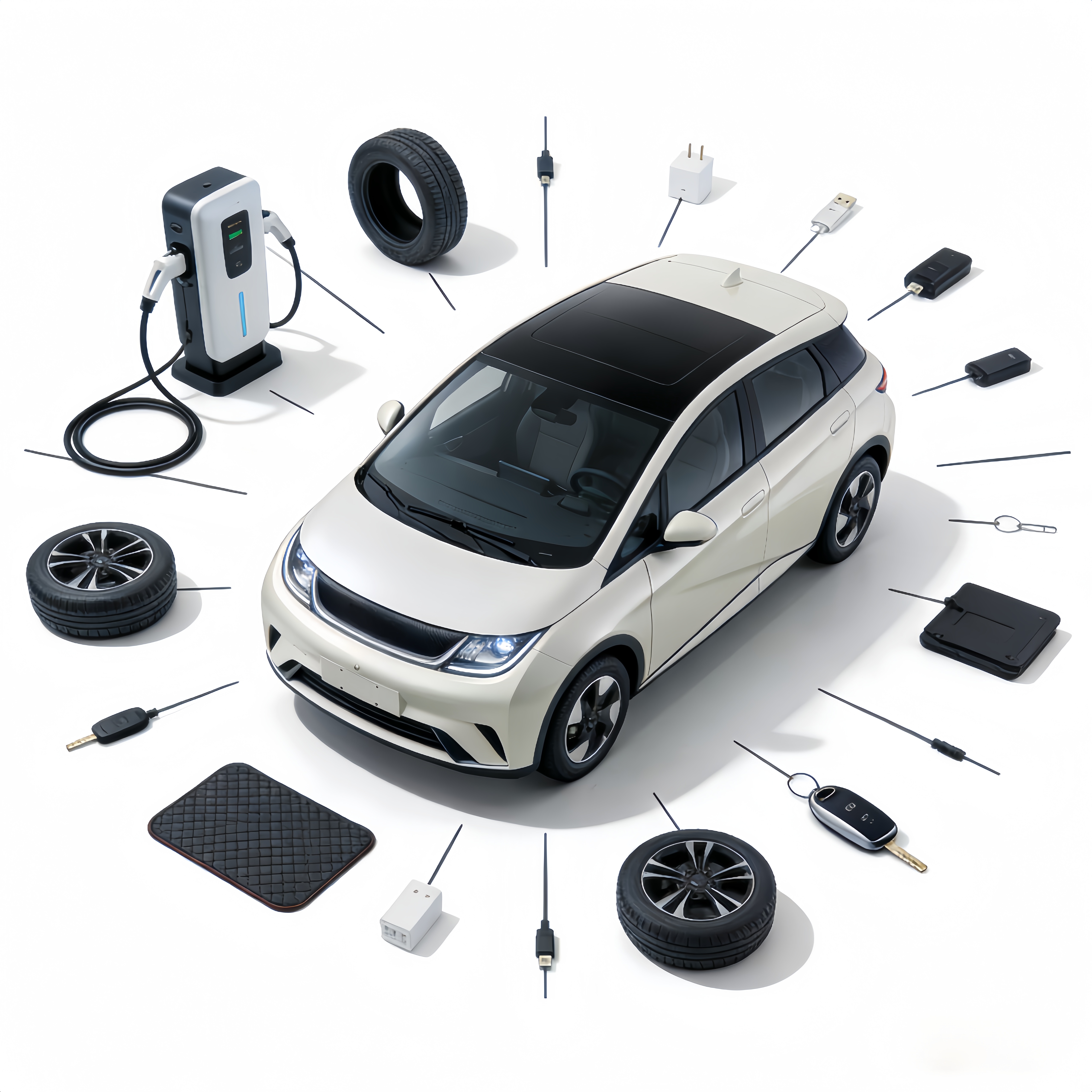 Electric Vehicle EV Car Spare Parts &amp; Accessories New 100% Tested 12 Months Warranty VIT Brand BYD Seagull Hatchback 2023-