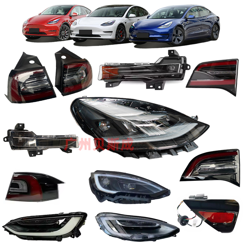 For Tesla Model 3 Y X S Full Range of External Parts of Automotive Plastic Parts Chassis Parts for tesla Model 3 Y S X Body Kit