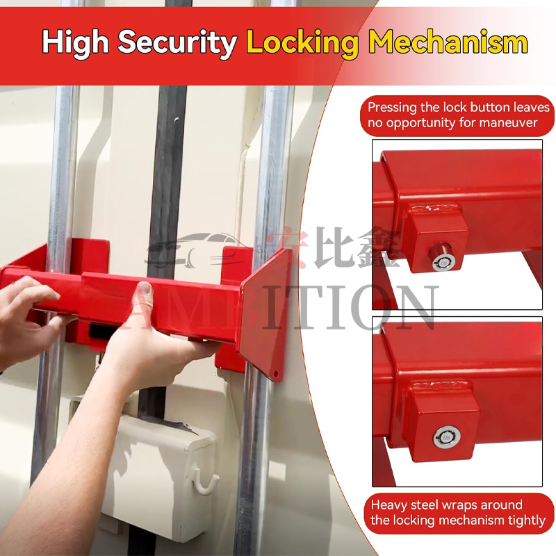 Ambition Heavy Duty Steel Container Truck Trailer Door Lock Padlock Premium Container Parts &amp; Accessories