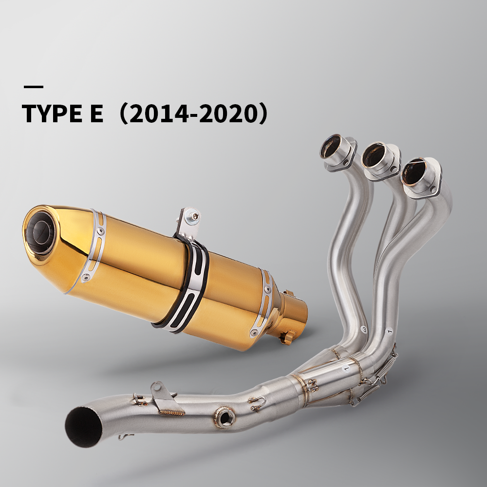 New 51mm Exhaust System Set with Silencer for MT09 FZ09 XSR900 Includes MT-09 FZ-09 Motorcycle Accessories