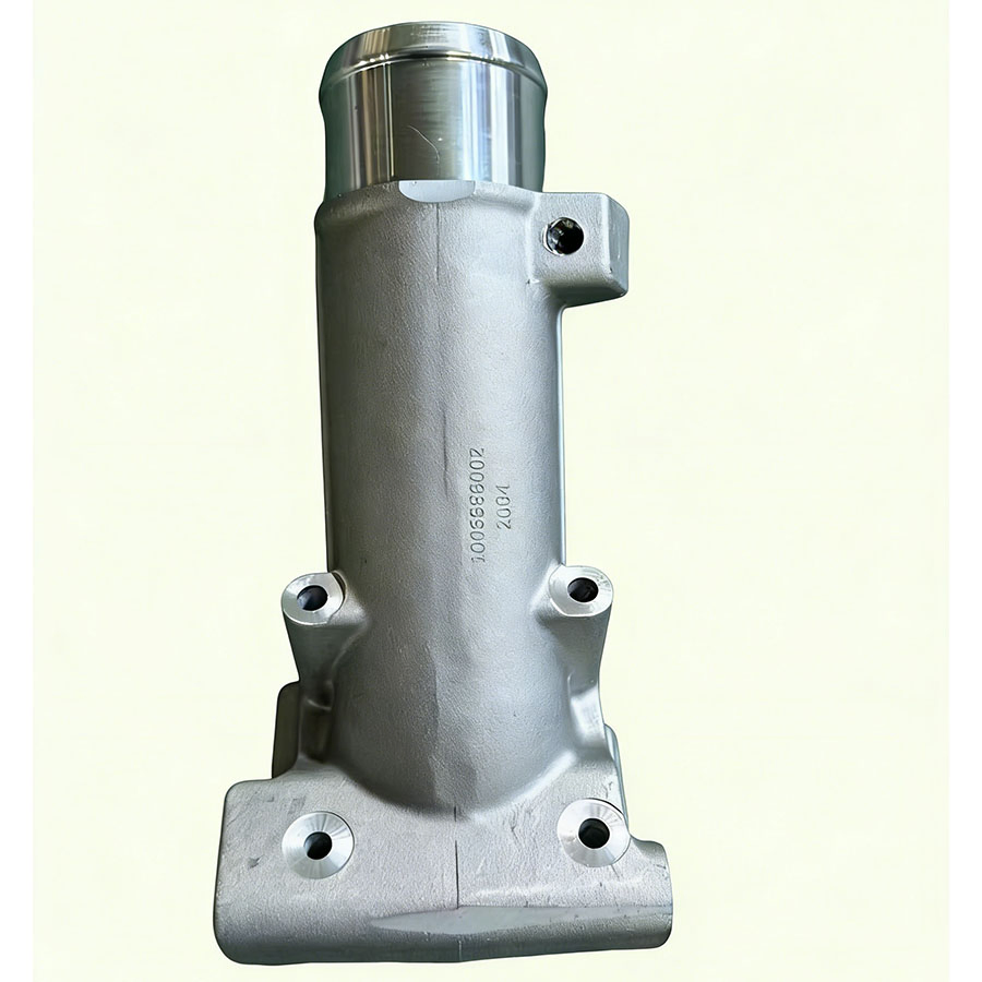 Cast Aluminum Auto Components High Pressure Engine Piping Adaptation