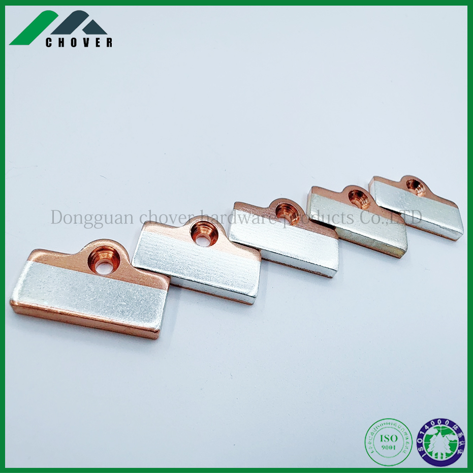 Silver Copper Composite Stamping Parts Low Voltage Electrical and Electronic Components