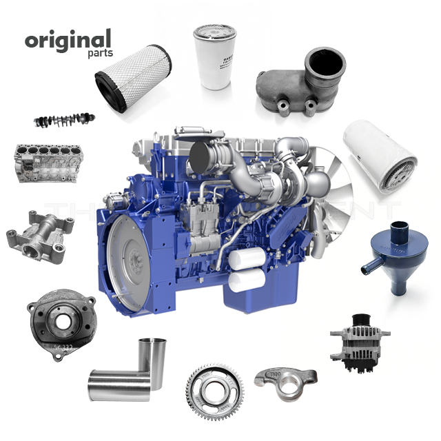 Original Factory Supply Weichai Heavy Truck Spare Parts for WP7/10/12/13 WD615/618 Diesel Power Engine Assembly 336 375 380HP