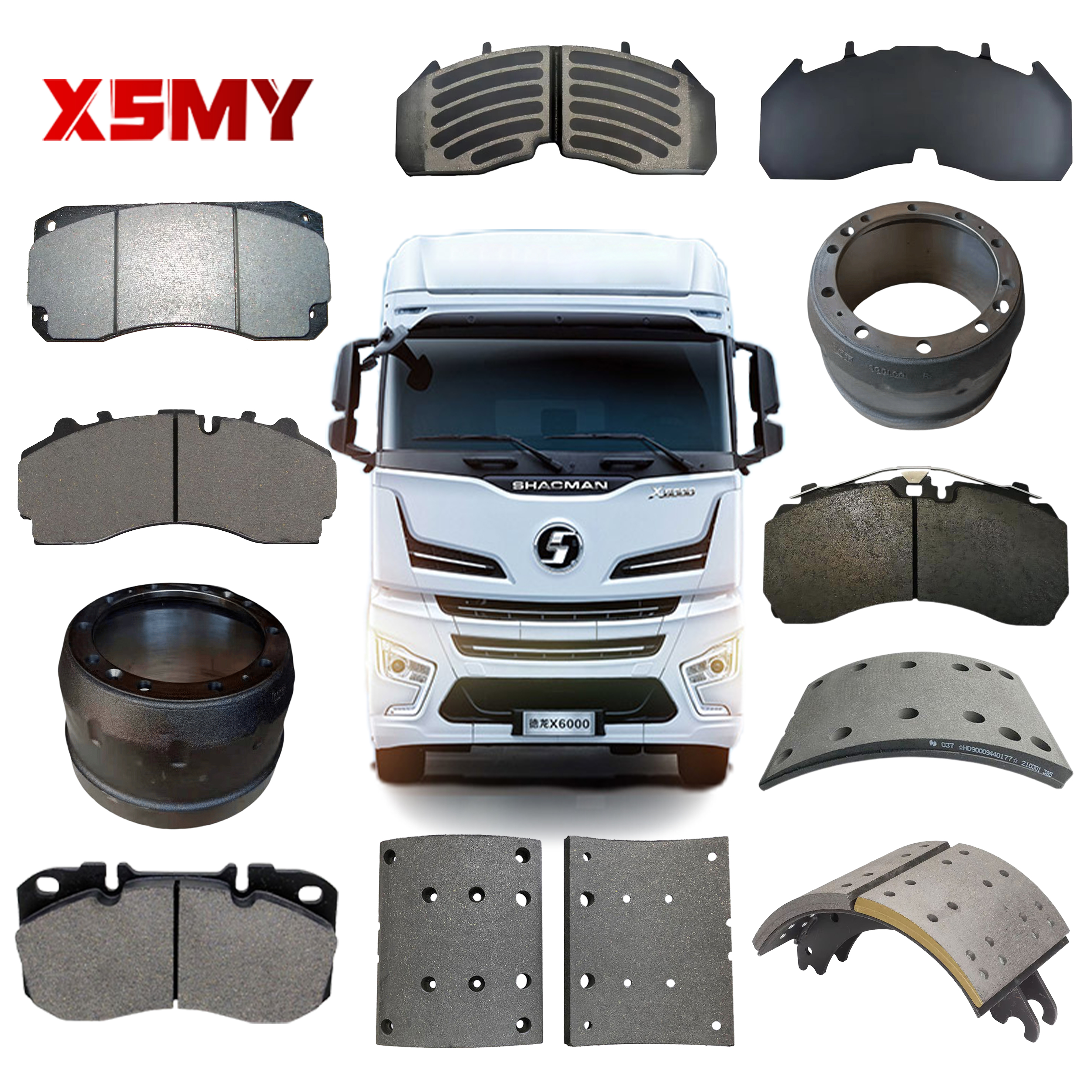 Brake Pads Hd90149340094 Brake System Spare Parts for Shacman X3000 Truck Parts X6000 X5000 Brake Pads