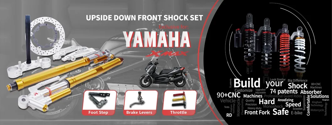 Modified Motorcycle Rear Suspension Parts for Honda Bebek 340mm CNC Motorcycle Rear Shock Absorbers