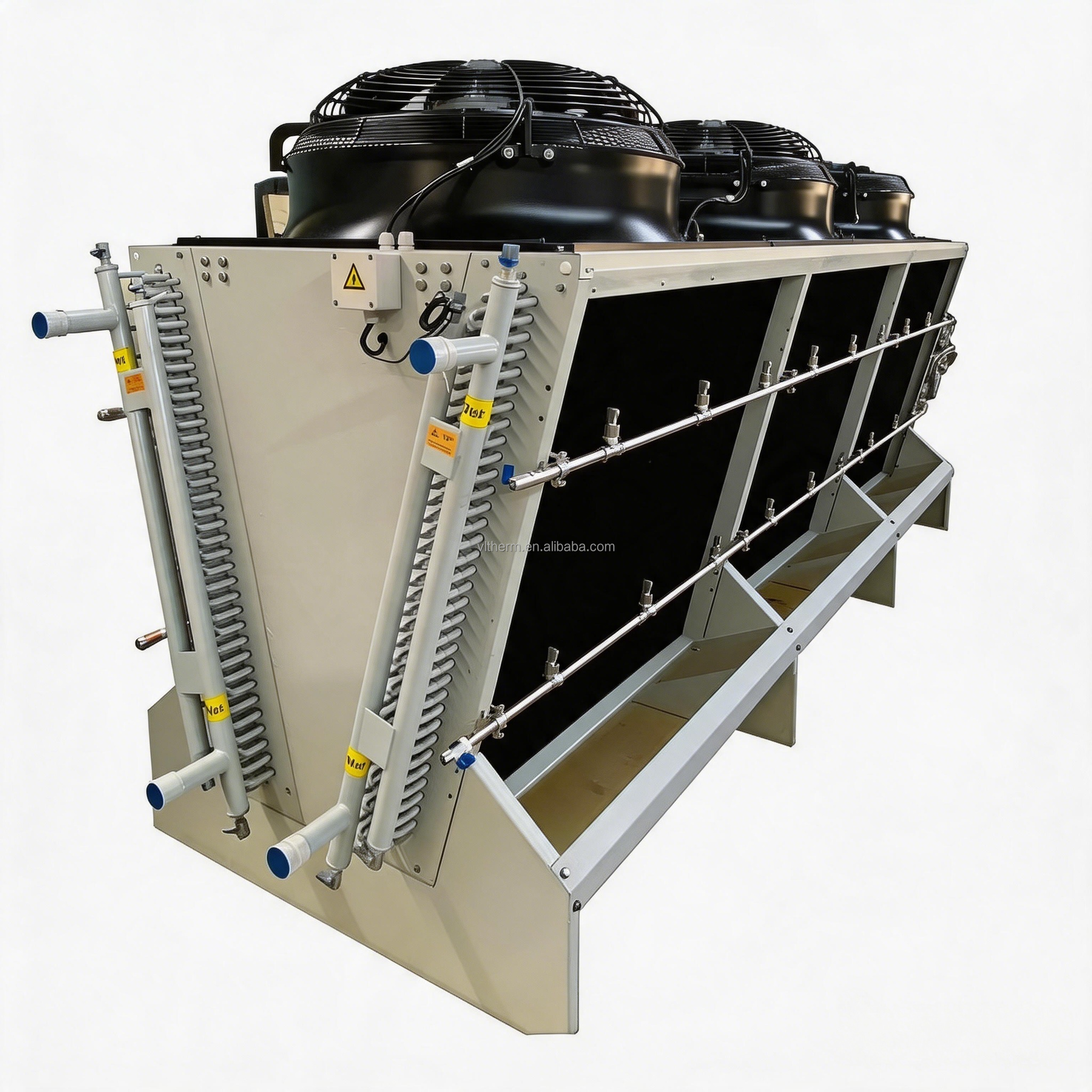 Vltherm Industrial V-Type Dry Cooler Air Cooling System with High Efficiency Axial Fan and Pump Core 380V~480V -30~60C