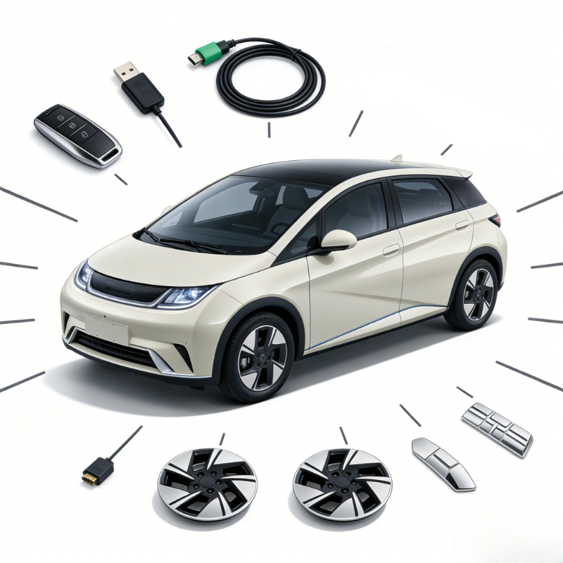Electric Vehicle EV Car Spare Parts &amp; Accessories New 100% Tested 12 Months Warranty VIT Brand BYD Seagull Hatchback 2023-