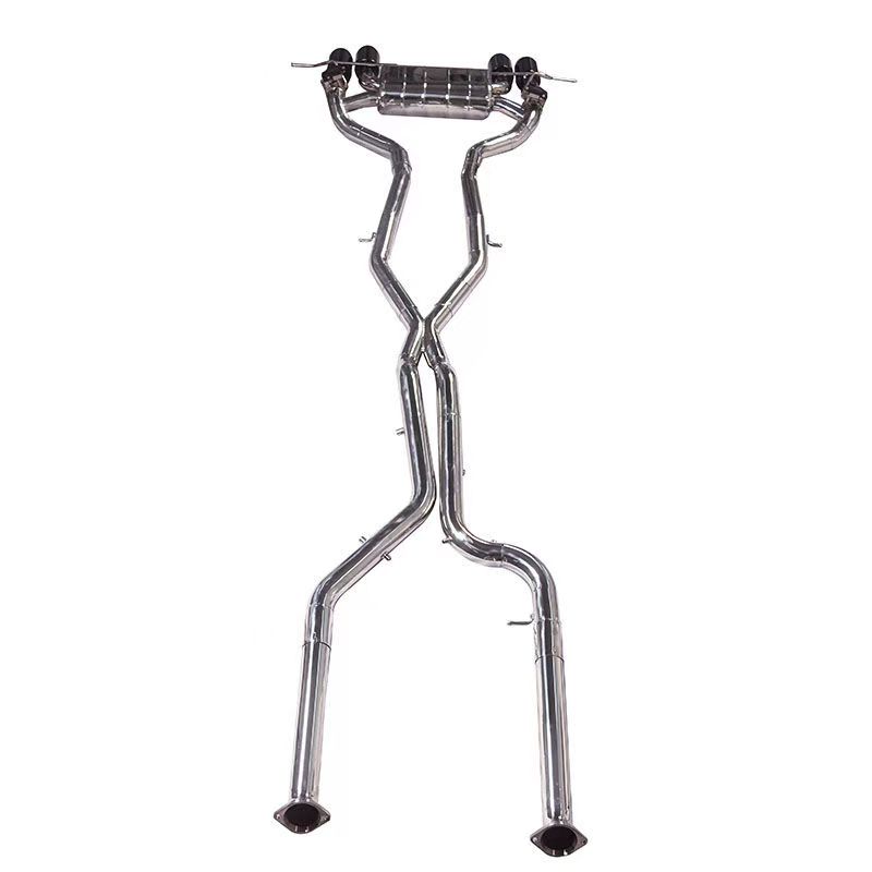 Hot Selling Stainless Steel Exhaust Muffler Valve Catback with High Quality Auto Turning Pipe Parts