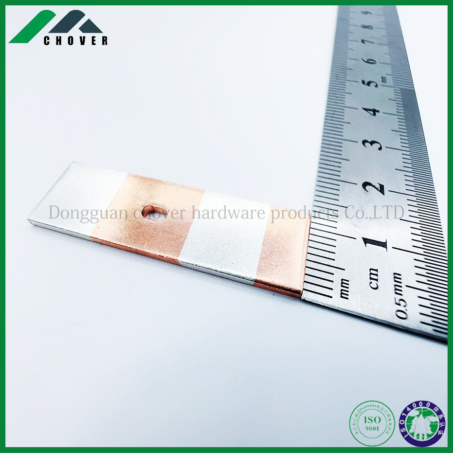 Electrical Switch Socket Silver Copper Silver Inlay Bimetal Terminal Contact Part Metal Brass Copper Stamping Component