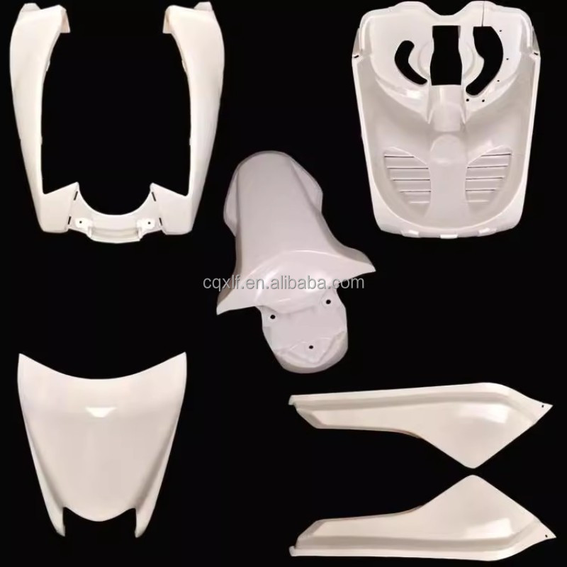 Direct selling scooter WBS150 body parts ABS plastic+PP+lamp motorcycle full set of fairing plastic exterior parts