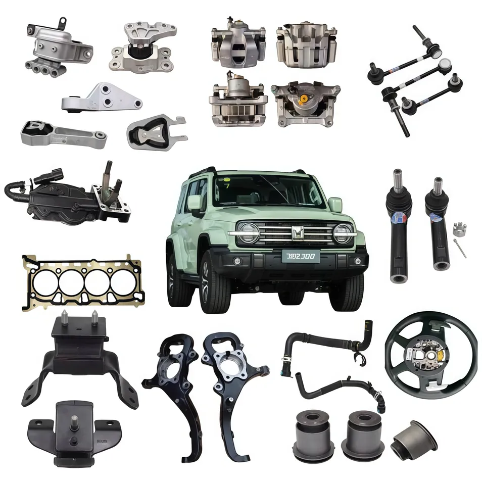 Great Wall Motors Chassis Components OEM Aftermarket for Haval Tank Wey Poer Wingle Shock Absorber Control Arm Bushing Stabilizer Link Brake Pad Suspension Kit