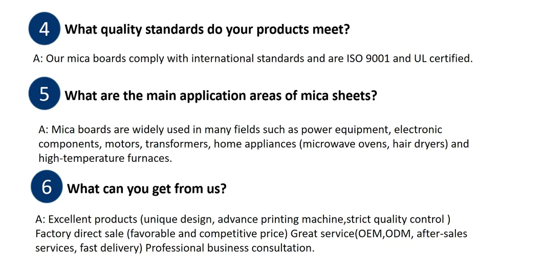 Precision Mica Components with Excellent Thermal Stability for Industrial Applications
