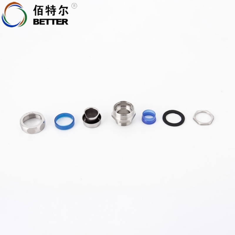 Long Lasting Waterproof Dustproof Metal Pipe Fittings DPJ25-M32*1.5 304 Stainless Steel 32mm Metal Flexible Hose Connectors