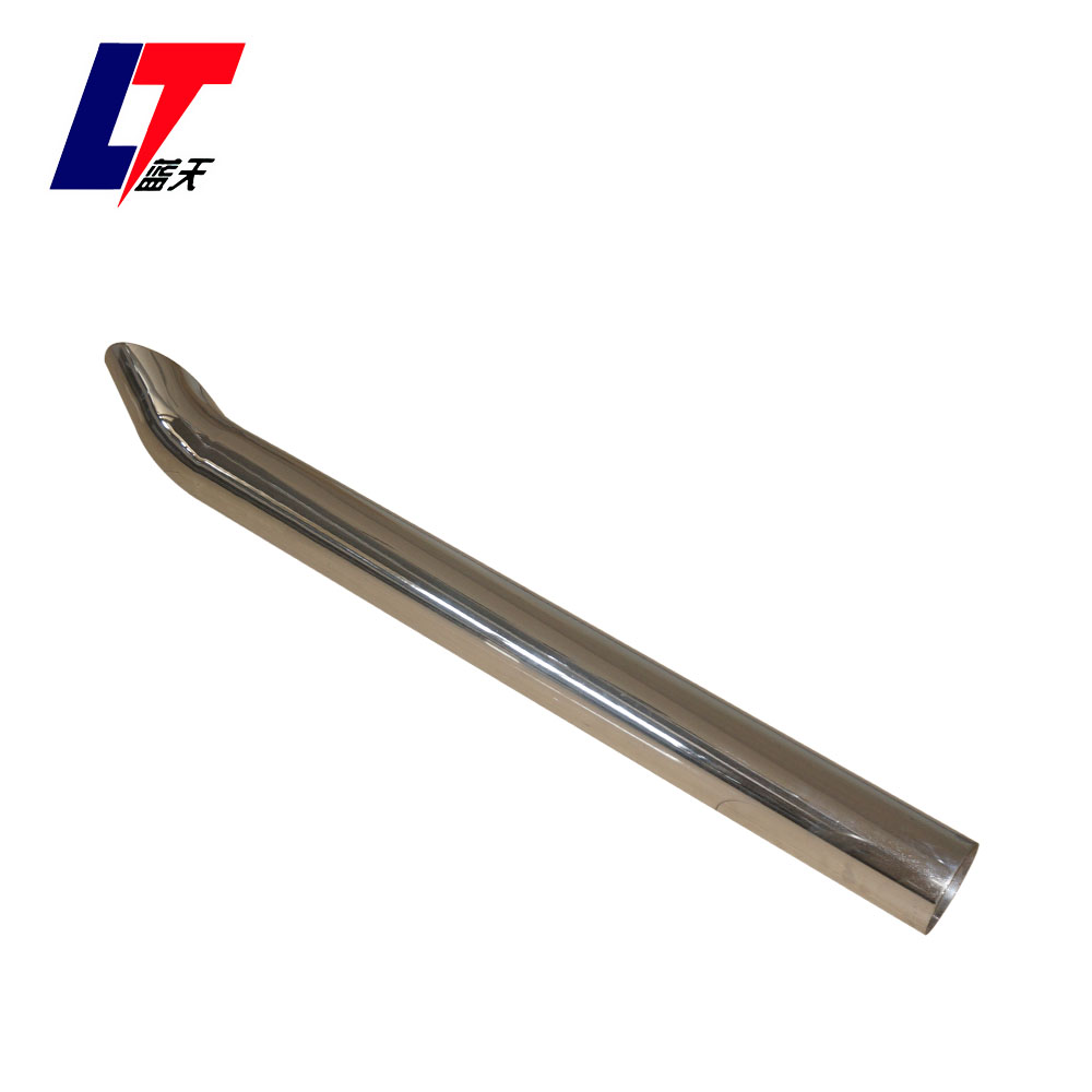 High Performance Curved Exhaust Stack Durable Mild Steel Pipe Replacement Parts for Heavy Duty Semi Truck Exhaust System