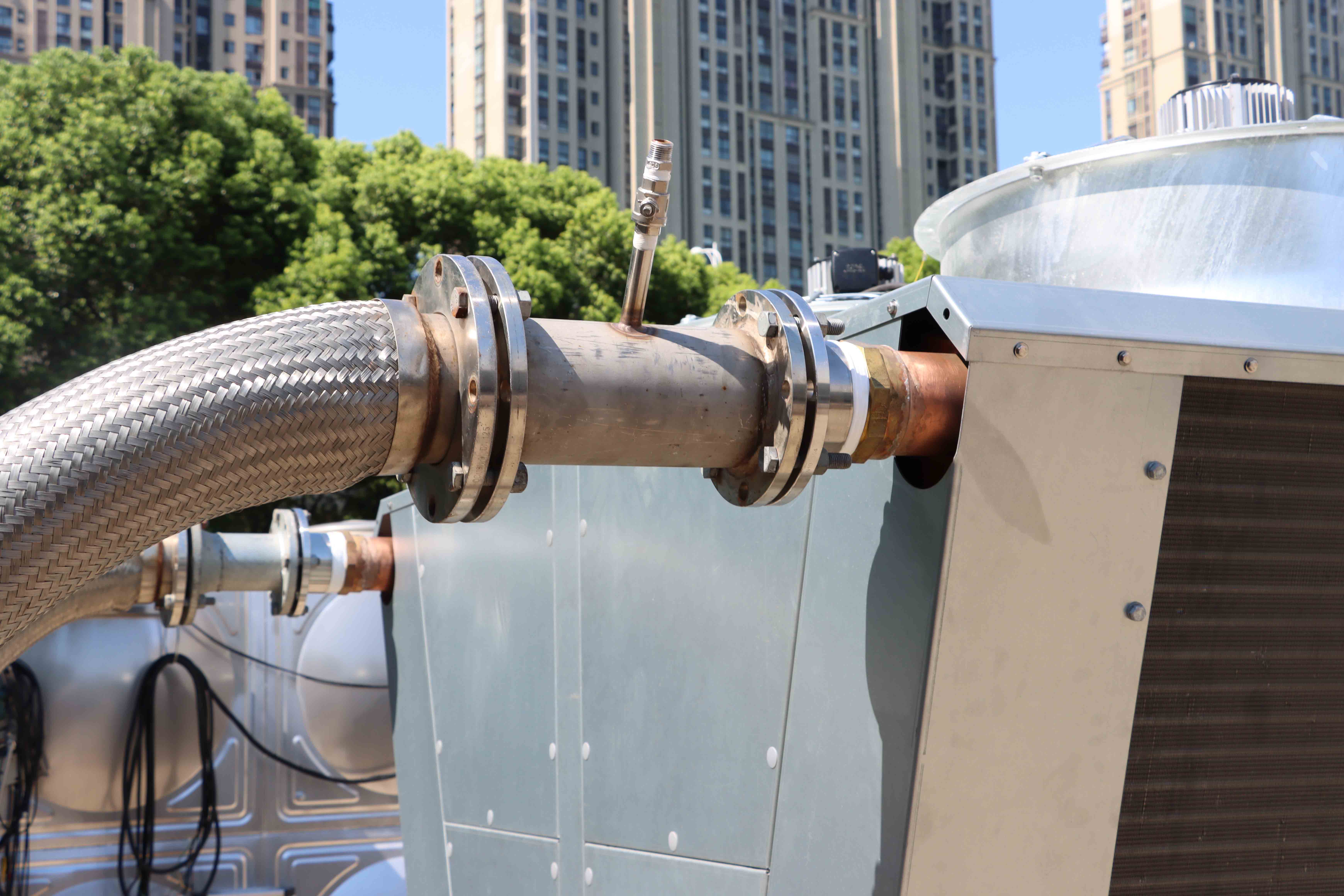 High Temperature Medium Cooling Water Saving Air Adiabatic Cooling Towers Dry Cooler for Industrial Power Cooling
