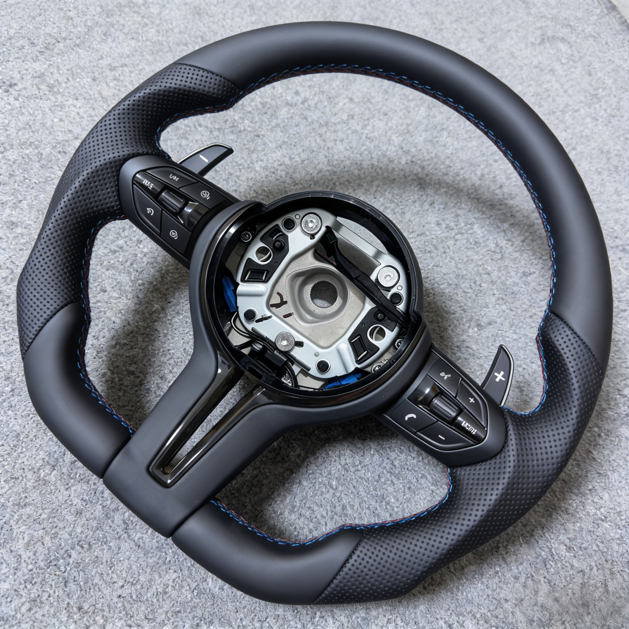 Wholesale Applicable for BMW F10 F20 F30 F32 F36 F80 M3 M4 M5 M6 E70 E90 E91 Leather Interior Steering Wheel Automotive Parts