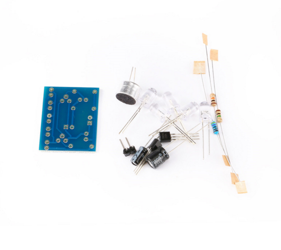 Voice Control LED Melody Light LED DIY Electronic Production Kit Component Parts Rainbowsemi