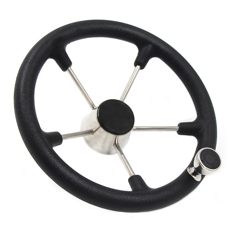 Winibo Superior Quality Stainless Steel Black Marine Steering Component Boat Control Part Essential for Optimal Navigation