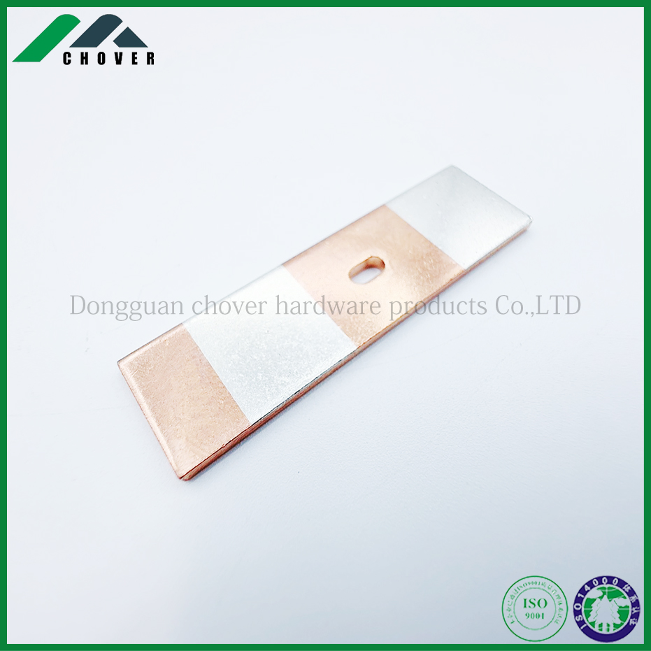 Electrical Switch Socket Silver Copper Silver Inlay Bimetal Terminal Contact Part Metal Brass Copper Stamping Component