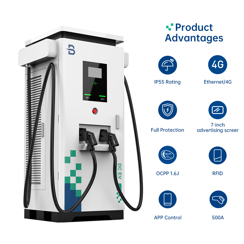 BENY New IP55 Commercial 360kw Liquid Cooling Floor-mounted DC Fast EV Charging Station DC CCS Electric Vehicle Car Charger