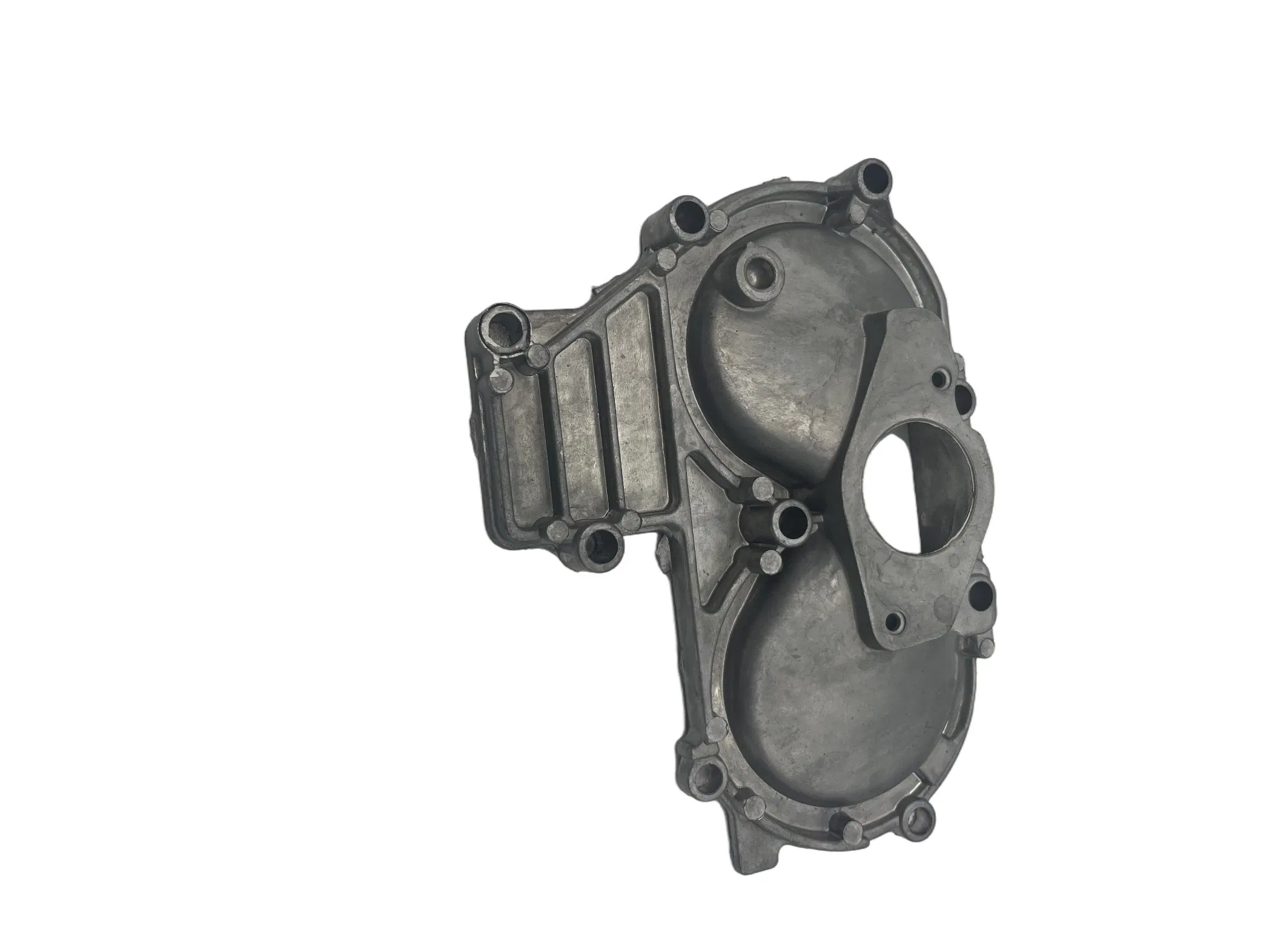 Component of a Mechanical Device, Possibly an Engine or Transmission Housing Part.
