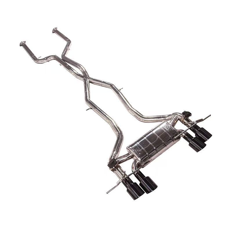 Hot Selling Stainless Steel Exhaust Muffler Valve Catback with High Quality Auto Turning Pipe Parts