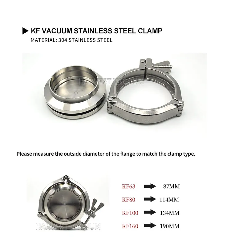 SS304 Vacuum Clamps Detail 2