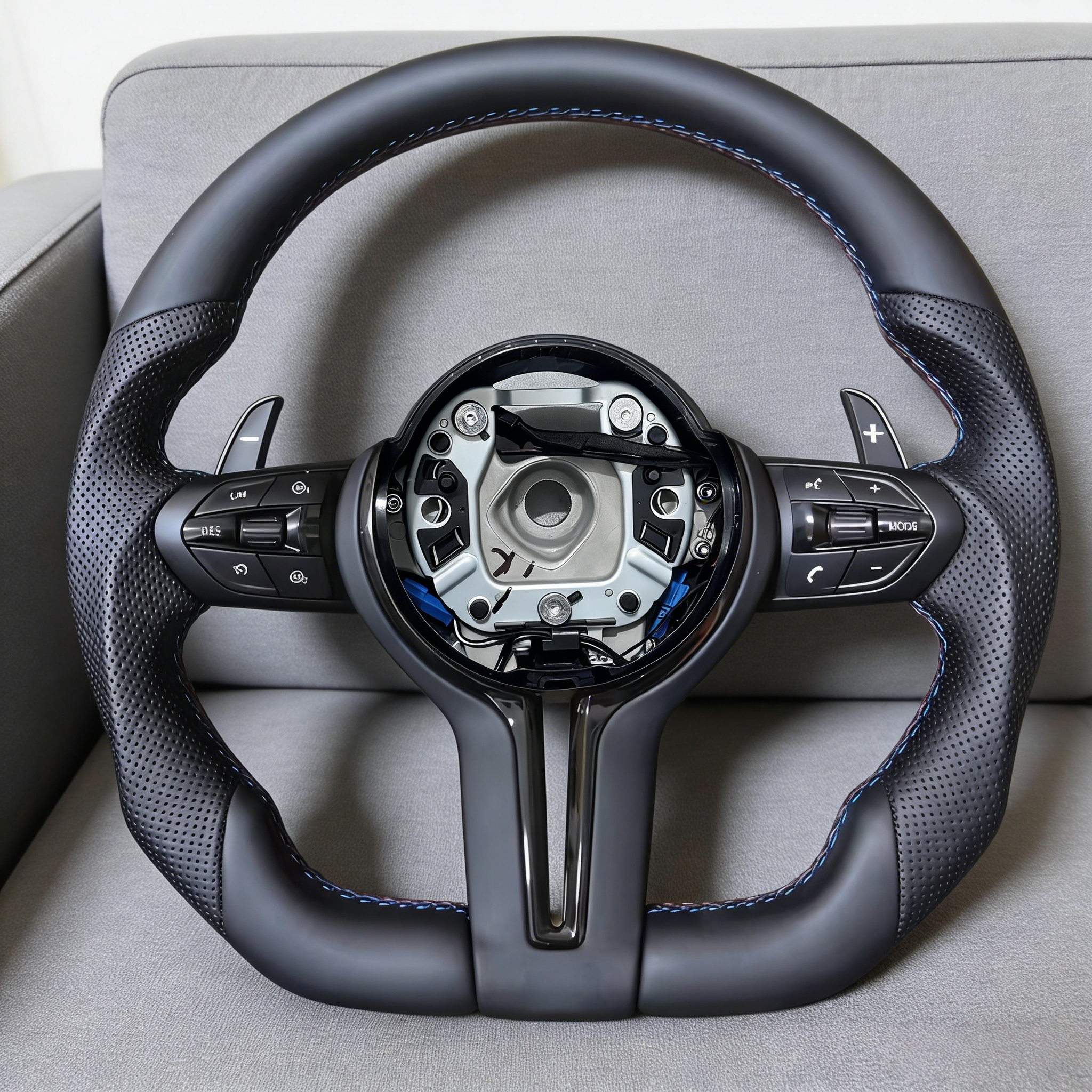 Wholesale Applicable for BMW F10 F20 F30 F32 F36 F80 M3 M4 M5 M6 E70 E90 E91 Leather Interior Steering Wheel Automotive Parts