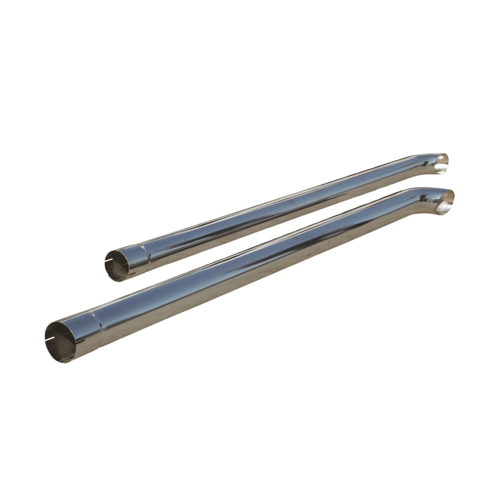 High Performance Curved Exhaust Stack Durable Mild Steel Pipe Replacement Parts for Heavy Duty Semi Truck Exhaust System