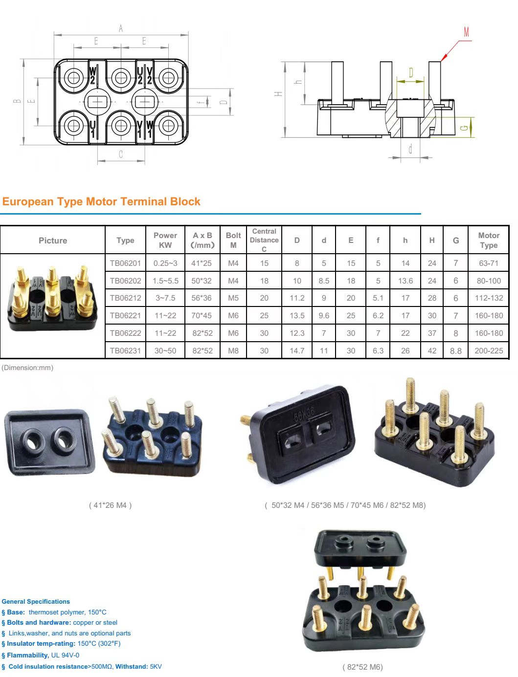 Motor Terminal Block Detail 2