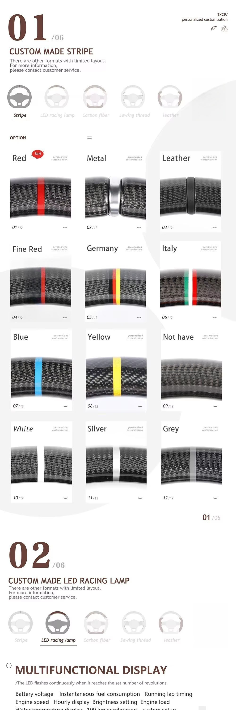 Steering wheel layout 1