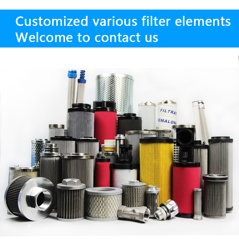 Factory Outlet Hydraul Filter Equipment Oil Filter Element Stainless Steel Oil Hydraulic Oil Filter Cartridge